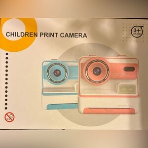 Children's Print Camera- Pink
